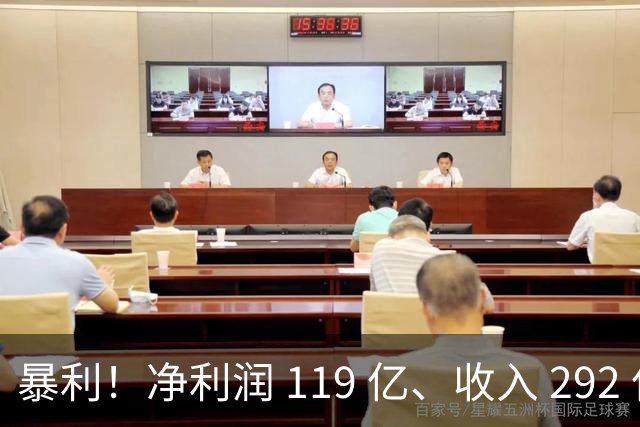 暴利！净利润 119 亿、收入 292 亿